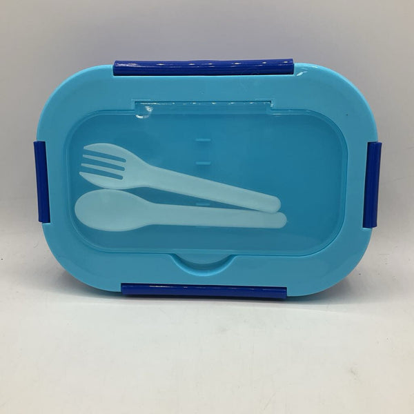 Blue Lunchbox W/Utensils