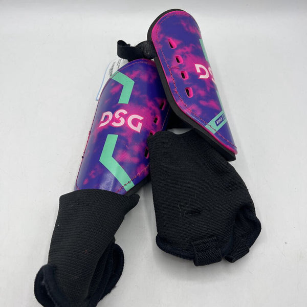 Size M: DSG Purple/Pink Shin Guards