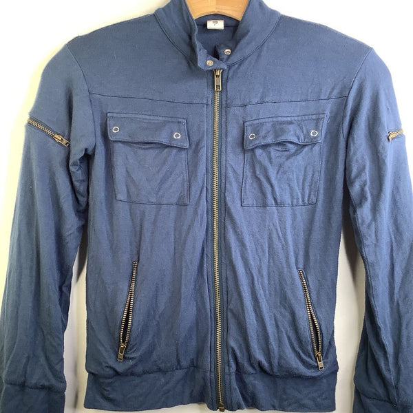 Size 8: Kate Quinn Blue Zip-Up Jacket