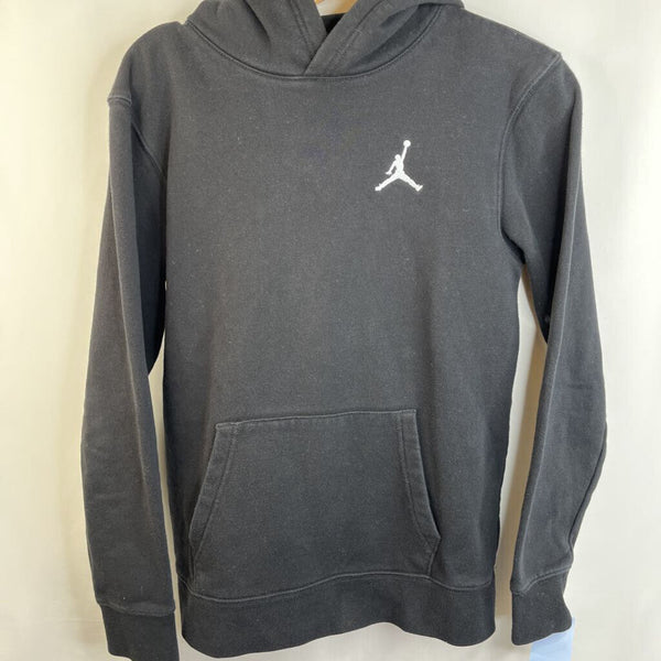 Size 13-15: Air Jordan Black/White Logo Pullover Hoodie