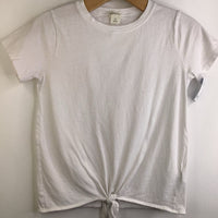 Size 12: Crewcuts White Tied T-Shirt