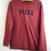 Size 6-7: Crewcuts Red 'Pizza' Long Sleeve Shirt