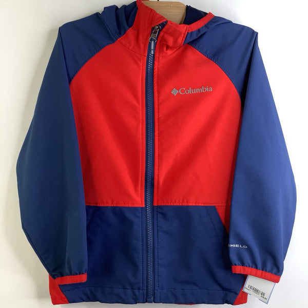 Size 4-5: Columbia Red & Blue Zip-up Jacket