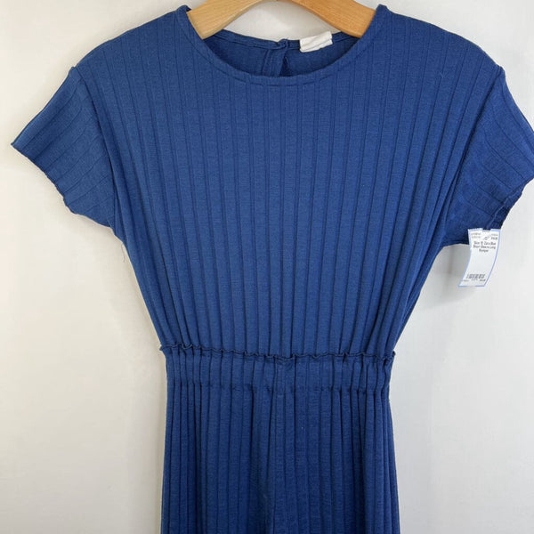 Size 10: Zara Blue Short Sleeve Long Romper