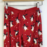 Size 14-16: Hanna Andersson Red Penguin Holiday Pj Bottoms