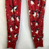 Size 14-16: Hanna Andersson Red Penguin Holiday Pj Bottoms