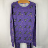 Size 12: Hanna Andersson Purple Black Panther Halloween 2pc Organic Pjs
