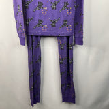 Size 12: Hanna Andersson Purple Black Panther Halloween 2pc Organic Pjs
