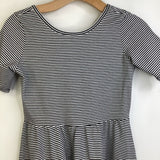 SIze 14-16: Nordstrom Black White Striped Dress