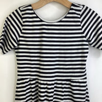 SIze 14-16: Nordstrom Black White Striped Dress