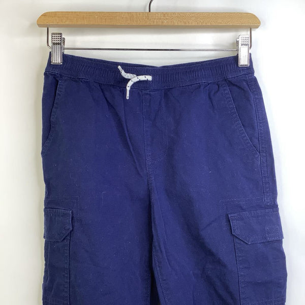 Size 10-12: Lands End Navy Blue Cargo Pants