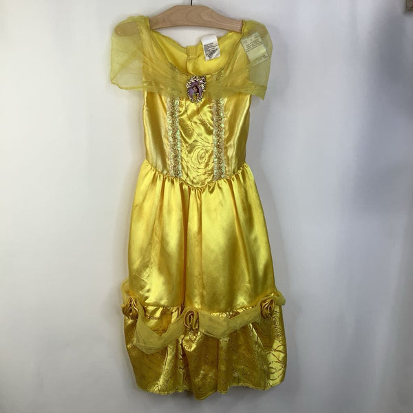 Size 4-6: Disney Princess Yellow w/Pink Gold Details Belle Costume Dress