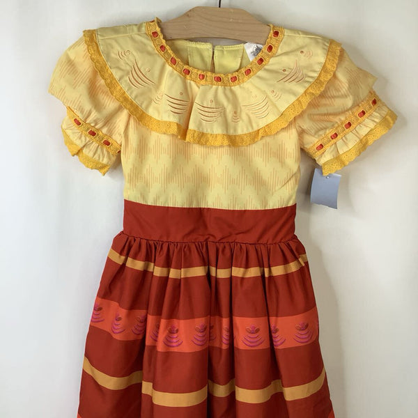 Size 4: Disney Encanto Delores Short Sleeve Dress