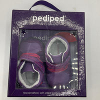 Size XS (0-6m): Pediped Jasper BEETROOT PURPLE Soft-Sole Baby Shoes NEW in BOX