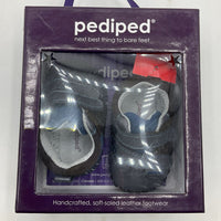 Size XS (0-6m): Pediped Grayson CHARCOAL Soft-Sole Baby Shoes NEW in BOX