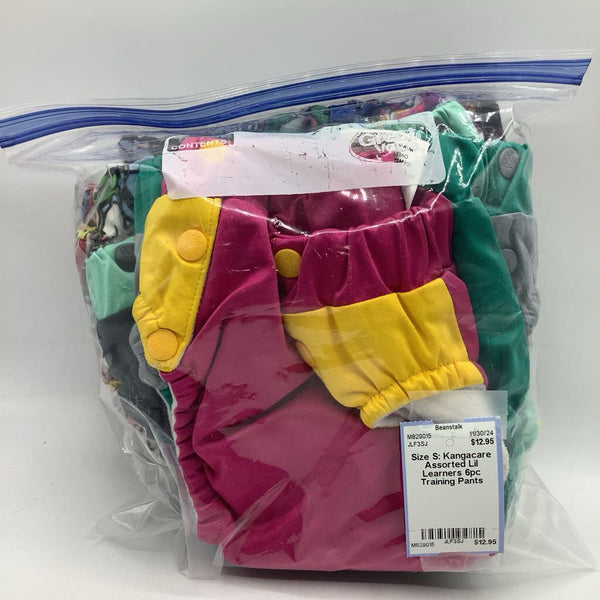 Size S: Kangacare Assorted Lil Learners 6pc Training Pants