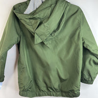 Size 4: Gap Green Zip-Up Hooded Coat