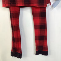 Size 5: Gap Red Plaid 2pc PJs