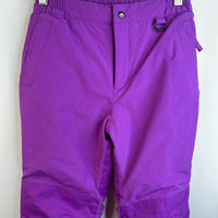 Size 10: Lands' End Purple Fleece Lined Snow Pants