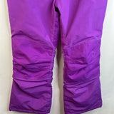 Size 10: Lands' End Purple Fleece Lined Snow Pants