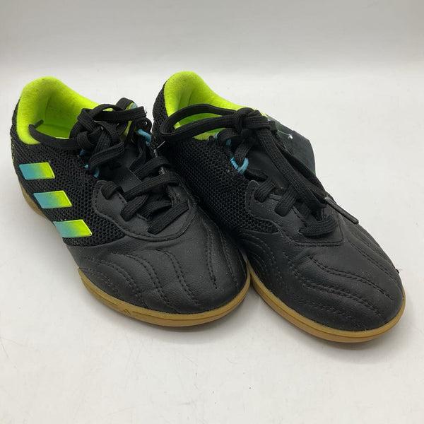 Size 12: Adidas Copa Black/Yellow Lace-Up Futsal Soccer Cleats