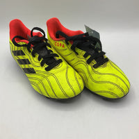 Size 11: Adidas Copa Yellow/Black Lace-Up Soccer Cleats