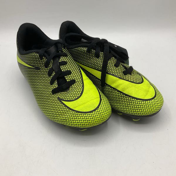 Size 12: Nike Black/Yellow Lace-Up Soccer Cleats