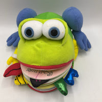 Colorful Bullfrog Plush Puppet Book