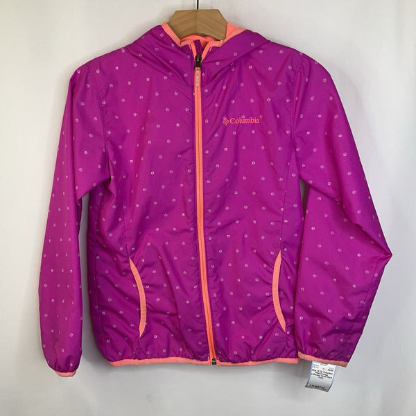 Size 10-12: Columbia Pink/Orange w/Roses Omni-Wick Coat