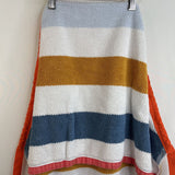 Size OS: Pillowfort White/Orange/Blue Striped Adjustable Tie Towel Apron