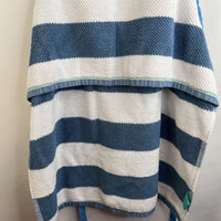 Size OS: Pillowfort White/Blue Striped Adjustable Tie Towel Apron