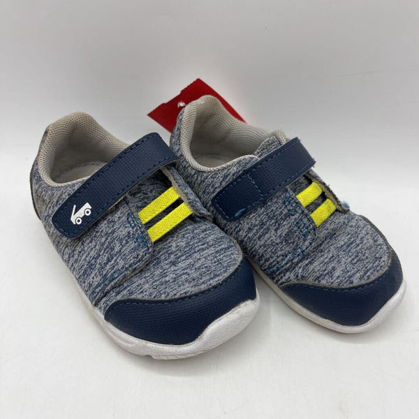 Size 7: See Kai Run Heathered Blue Velcro Sneakers