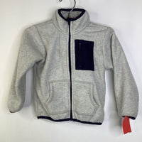 Size 2: Tucker + Tate Light Grey Fleece Coat