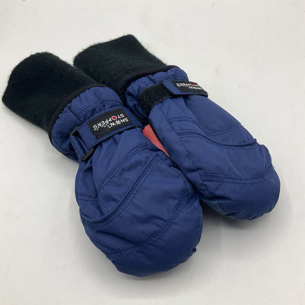 Size S: Snow Stoppers Blue Insulated Mittens