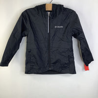 Size 4: Columbia Black Fleece Lined Rain Coat