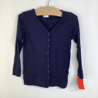 Size 5: Jamie Kay Navy Blue Button-up Long Sleeve Shirt