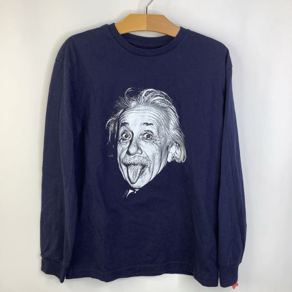 Size 12: Gap Navy Blue Albert Einstein Long Sleeve Shirt