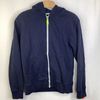 Size 12-14: Crewcuts Navy Blue Zip-up Sweatshirt