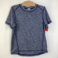 Size 6-7 (120): Hanna Andersson Heathered Blue T-Shirt