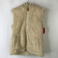 Size 4-5: Mini Boden Creme Fuzzy Vest