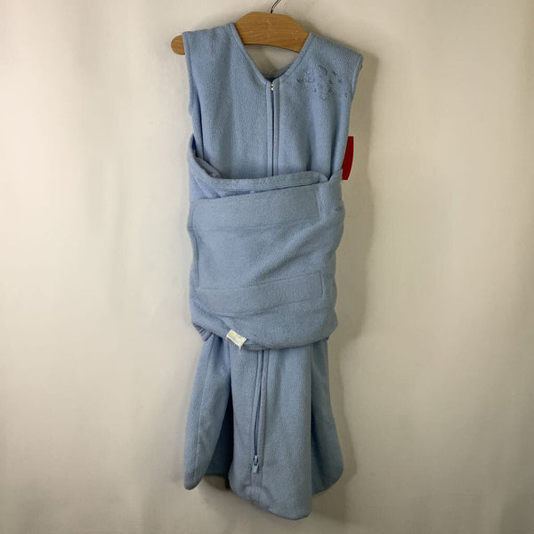 Size M: Halo Light Blue Fleece Sleepsack