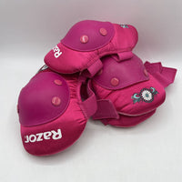 Size OS: Razor Pink Elbow & Knee Pads