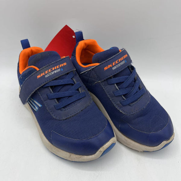 Size 9: Sketchers Blue Waterproof Velcro Sneakers