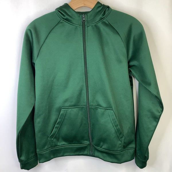 Size 12: Green Zip-up Sweatshirt