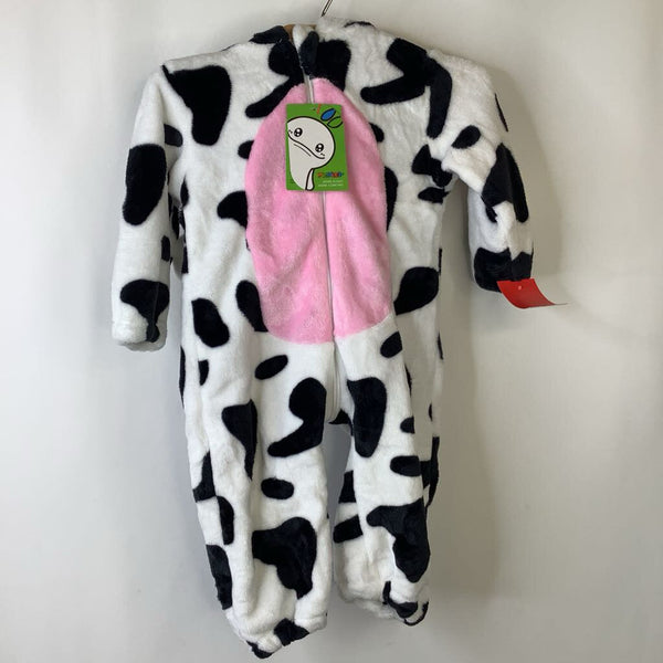 Size 6-12m: Michley Black/White Cow Cozy Costume NEW w/ Tag