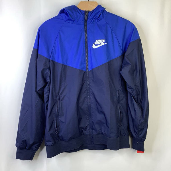 Size 14: Nike Two-Tone Blue Line Rain Coat