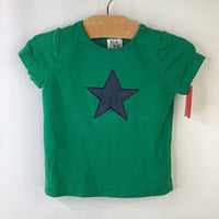 Size 18-24m (80): Hanna Andersson Green Blue Star T-Shirt