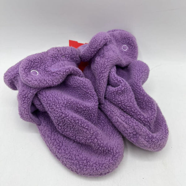 Size 18m: Zutano Light Purple Fleece Soft Shoe Booties