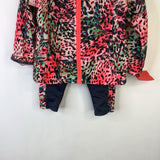 Size 9m: Adidas Pink & Grey Colorful Pattern Track Suit 2pc