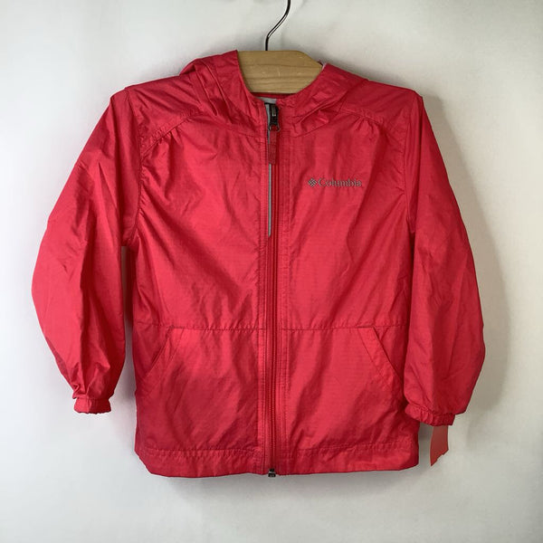 Size 3: Columbia Hot Pink Rain Coat